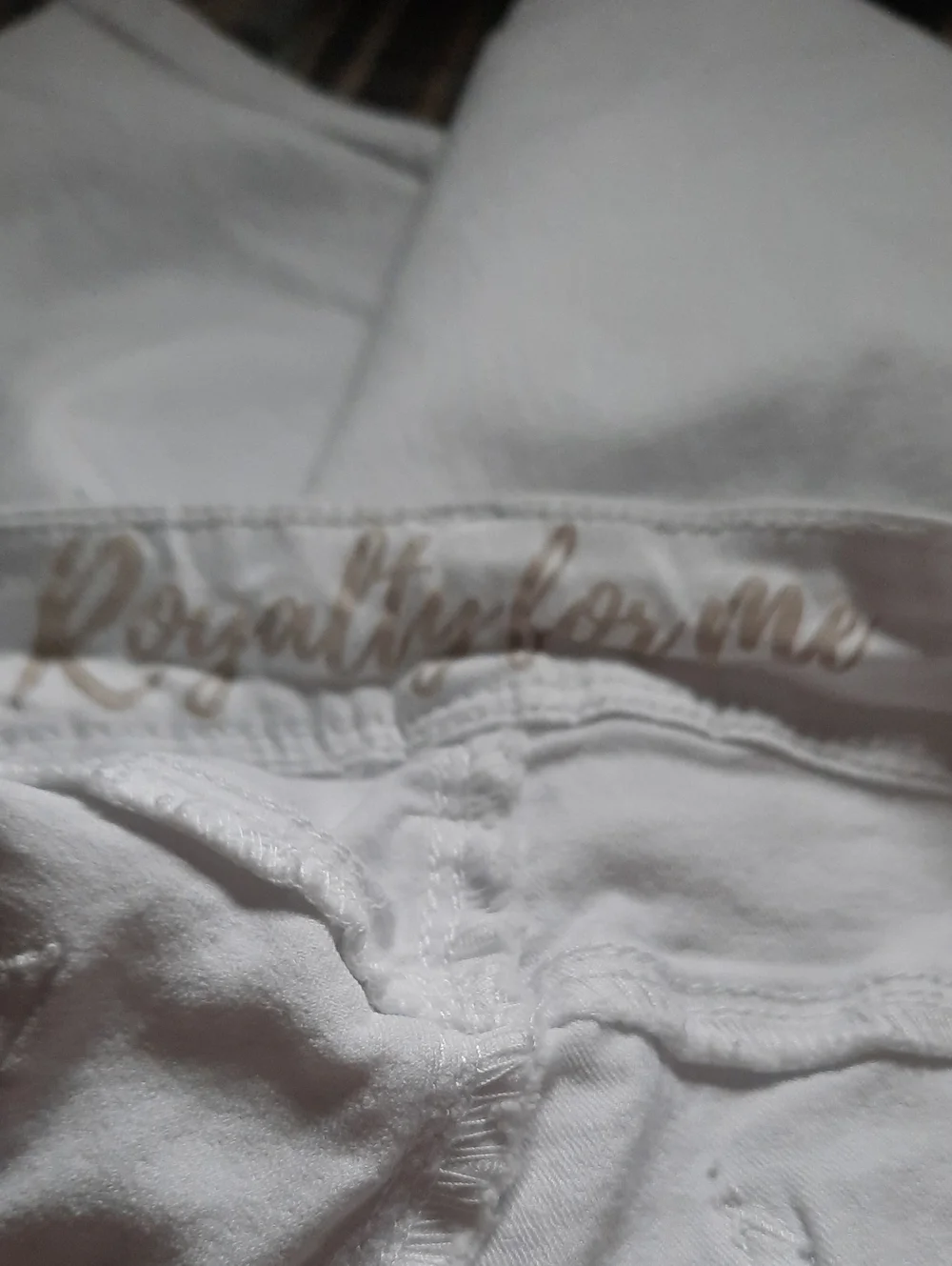 White Denim Shorts
